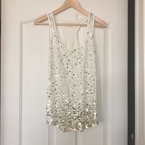 Sequin top!
